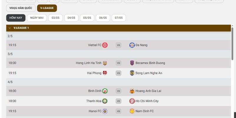 Các Diễn Biến Nóng Hổi Từ V-League 2025