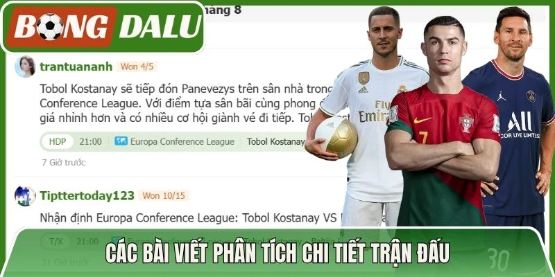 Các bài viết phân tích chi tiết trận đấu